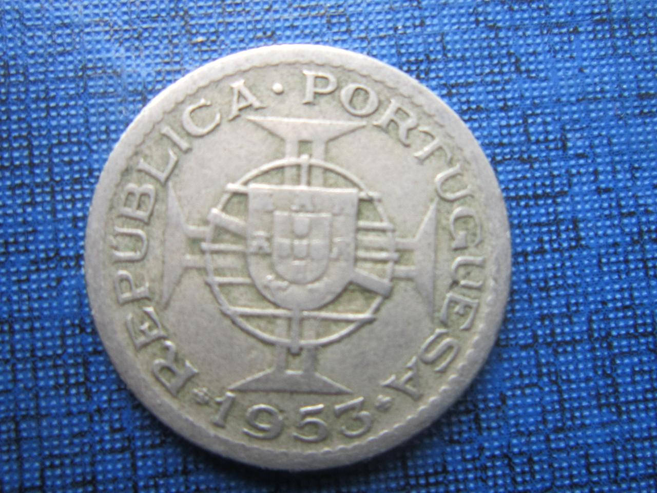 

Монета 2.5 искудо Ангола Португальская 1953