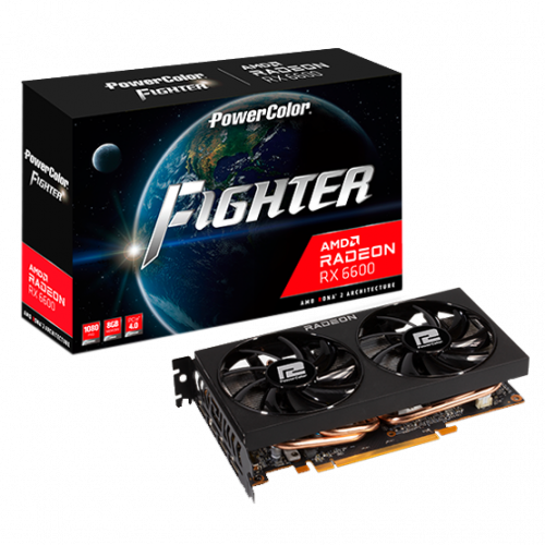 

Видеокарта PowerColor Radeon RX 6600 Fighter 8192MB