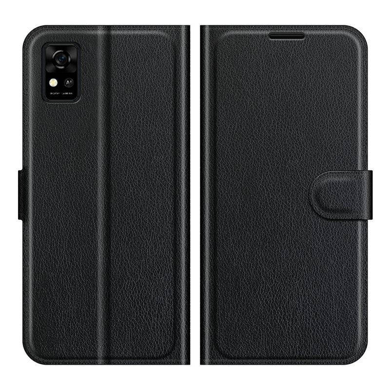 

Чехол книжка Lichee для ZTE Blade A31 (9 цветов) черный