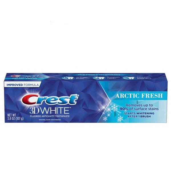 

Отбеливающая зубная паста Crest 3D White Arctic Fresh 107 грамм