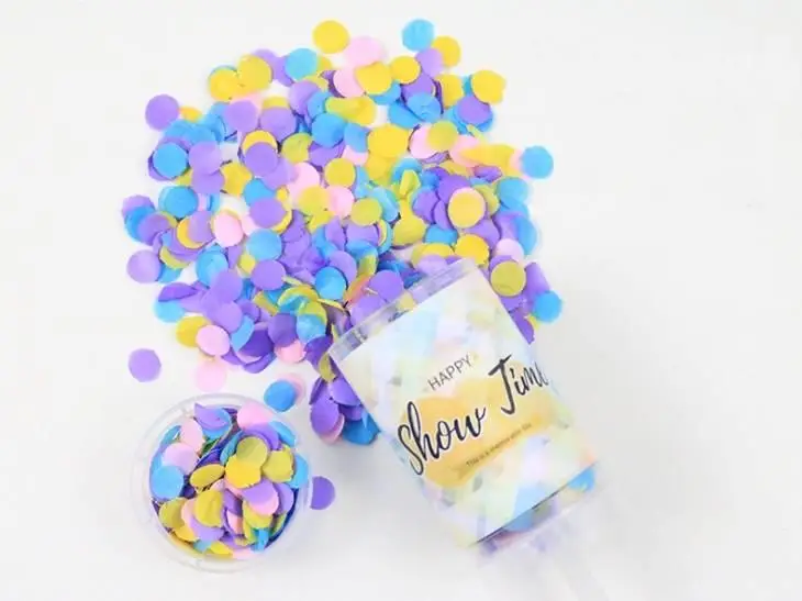 

Хлопушка многоразовая Push Pop (17 см) разноцветный микс