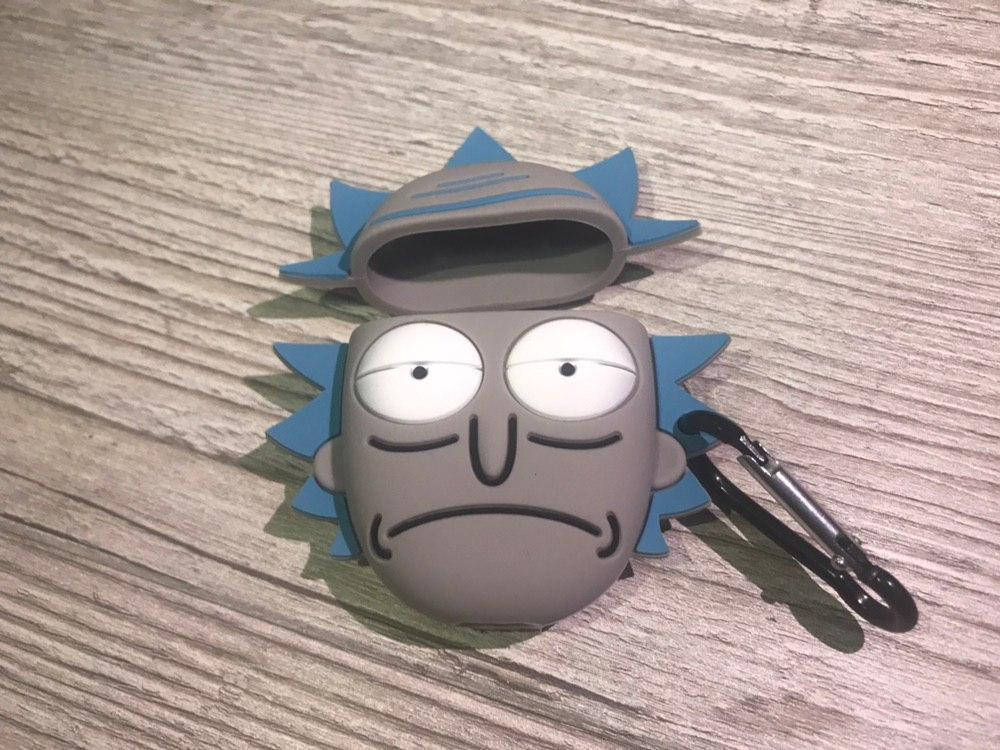 

Чехол Сase emoji series Зомби для наушников Apple AirPods, Зелёный