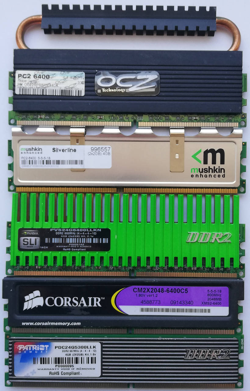 

Игровая оперативная память DIMM DDR2 2Gb 533-1066MHz 4200-8500U Б/У Под ремонт и восстановление!