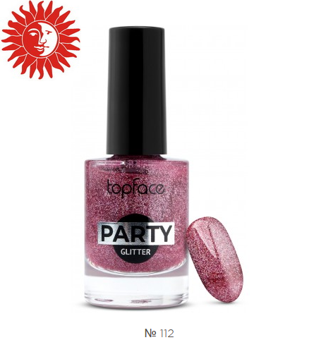 

Лак для ногтей TopFace Party Glitter 9 ml РТ106 № 112