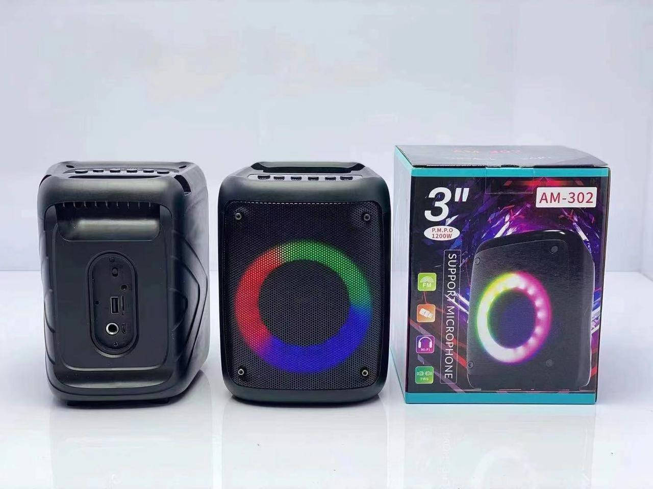 

Портативная блютуз Колонка караоке AM 302
