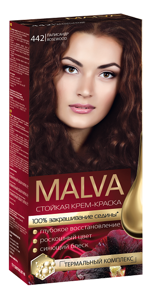 

Краска для волос Мальва / "MALVA"- 442 Палисандр