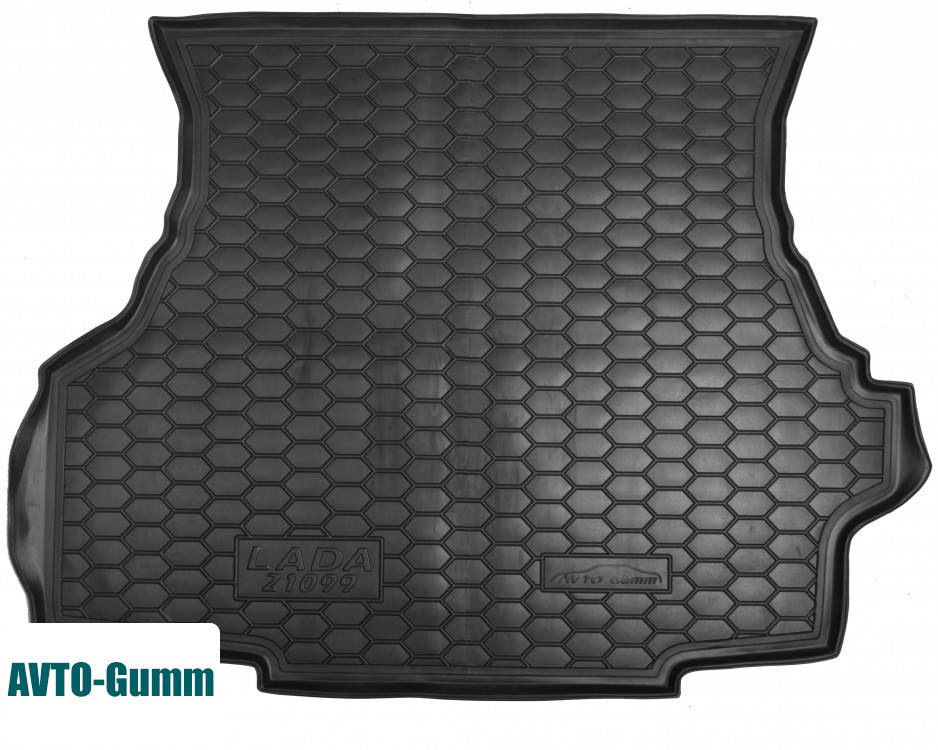 

Коврик в багажник для Lada (Ваз) 21099 '90-11 резиновый (AVTO-Gumm), Черный