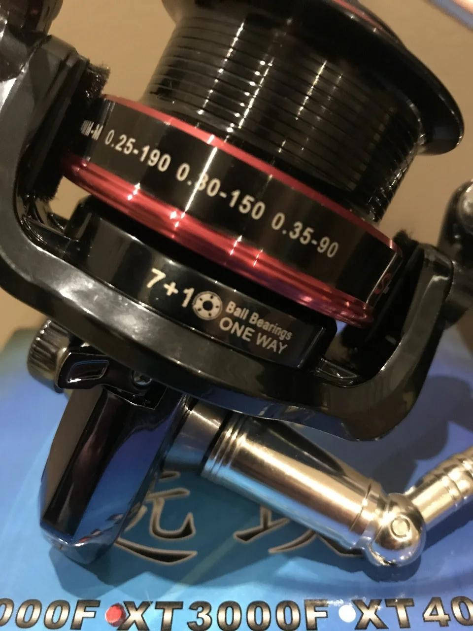 

Катушка рыболовная Shark XT, 7+1 bb низкопрофильная 4000