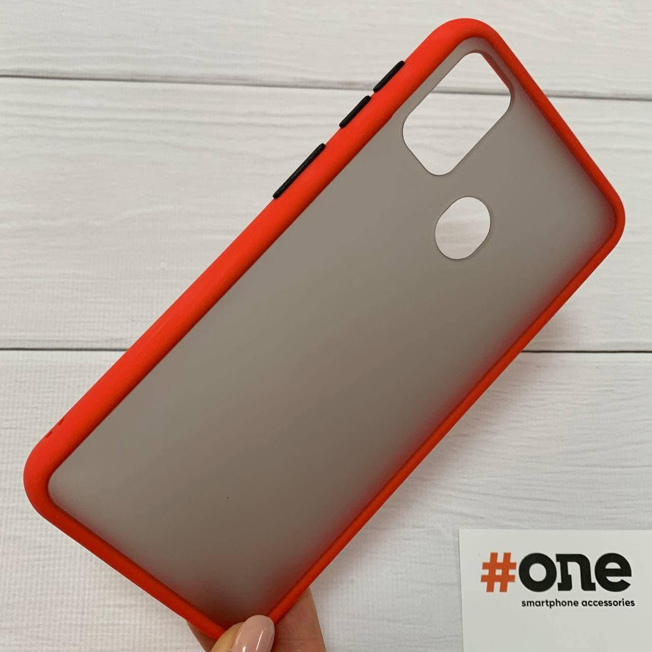 

Чехол для Samsung Galaxy M21 с цветными кнопками плотный матовый чехол на телефон самсунг м21 красный TCB