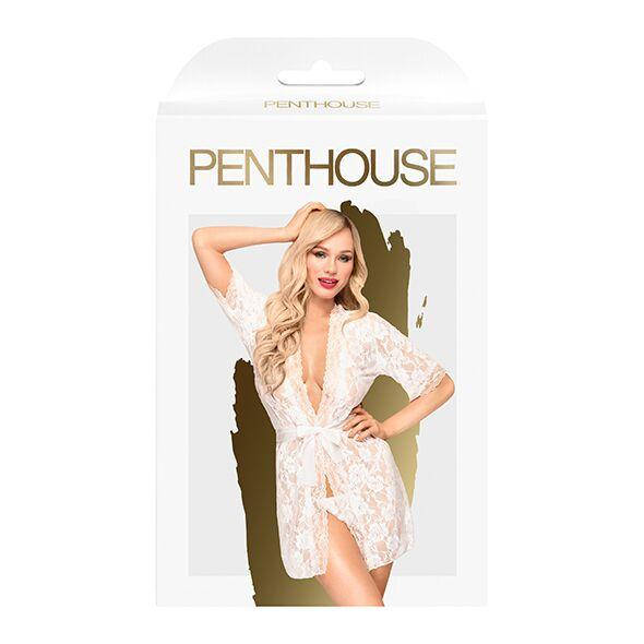 

Белый сексуальный женский халатик Hypnotic Power Penthouse S/L