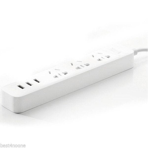 

Удлинитель Power Strip Xiaomi Mi (3 розетки + 3 USB-port), белый, доставка из Одессы