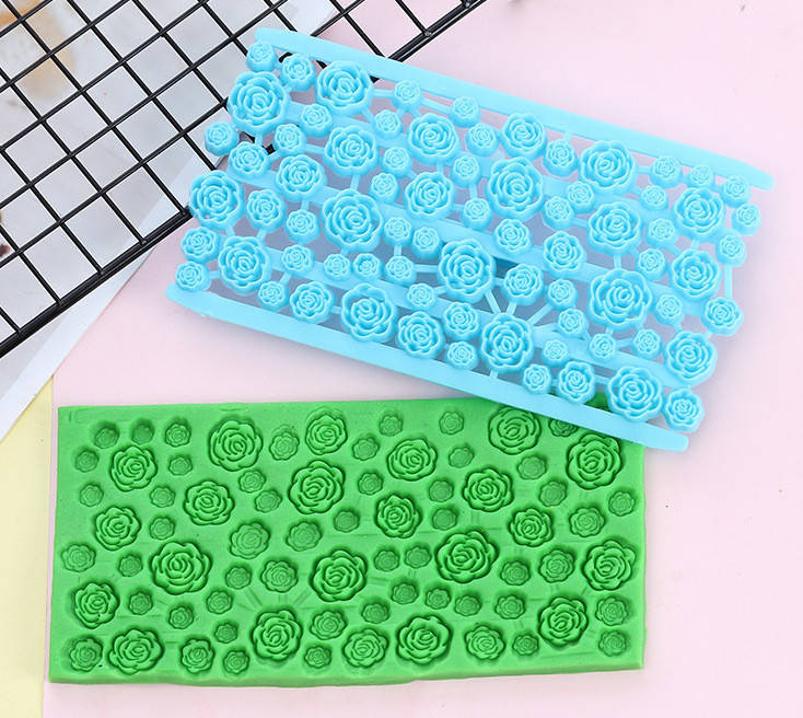 

Оттиск для мастики Розочки