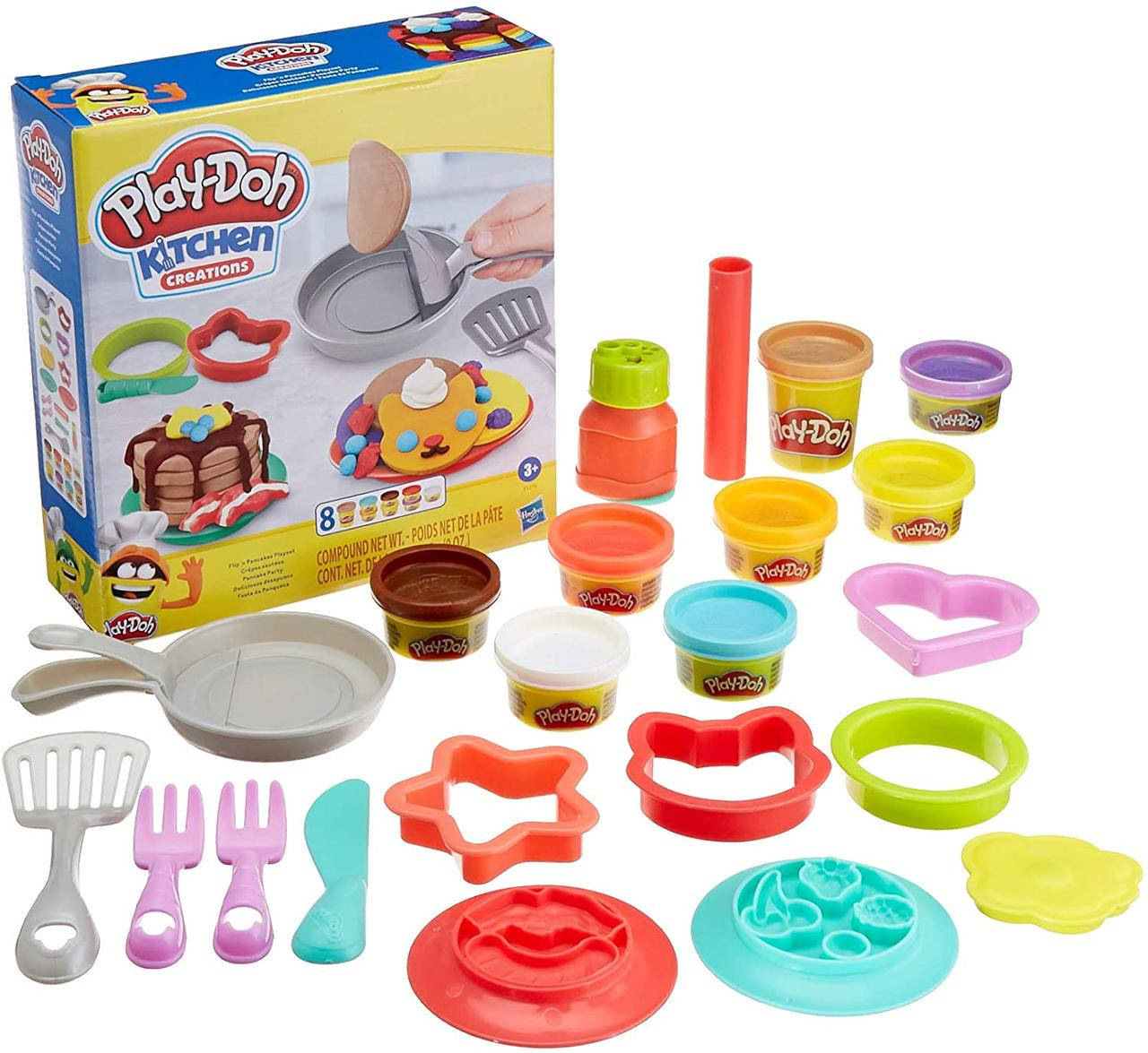 

Игровой набор Плей-До Завтрак Play-Doh Kitchen Creations Flip 'n Pancakes Playset