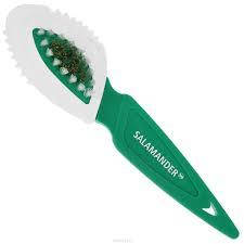 

Щетка тройная для замши и нубука велюра Salamander, Зелёный