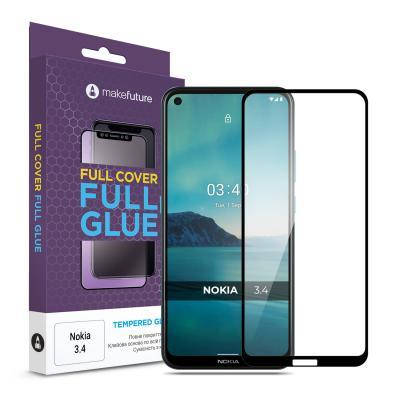 

Стекло защитное MakeFuture Nokia 3.4 Full Cover Full Glue (MGF-N34)