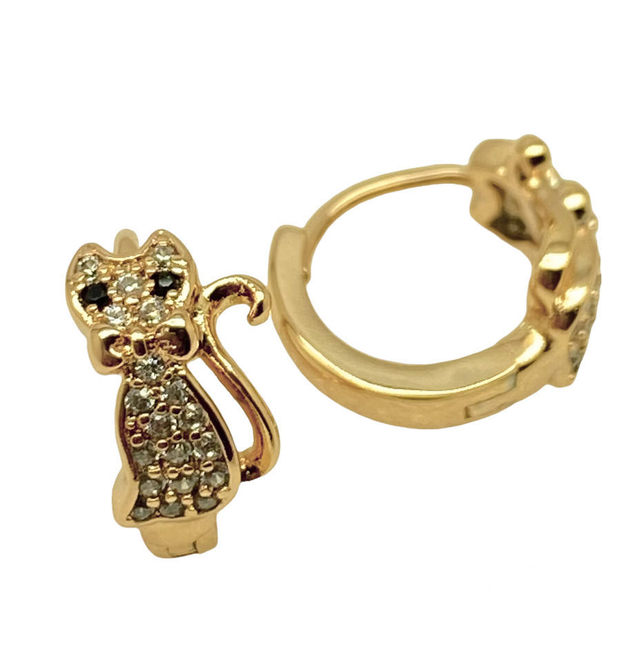 

Серьги гвоздики Xuping. 18k. 12х6 ми