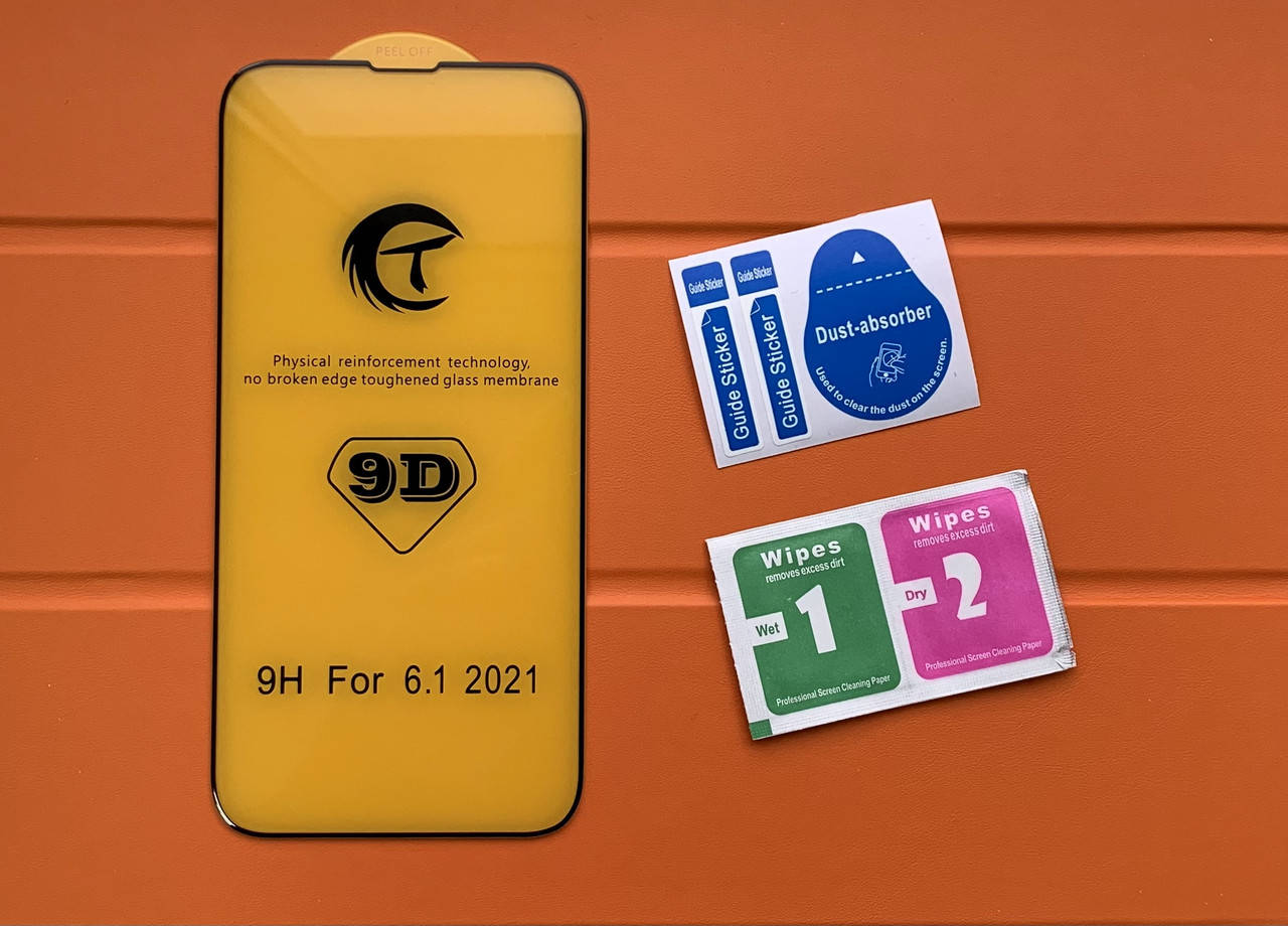 

Защитное Стекло для iPhone 13 9D(Т) Айфон 13, Прозрачный