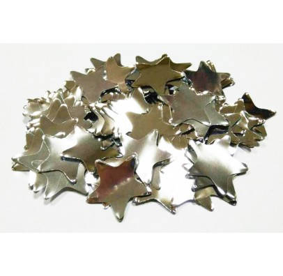 

Конфетти звезды серебрянные 02156