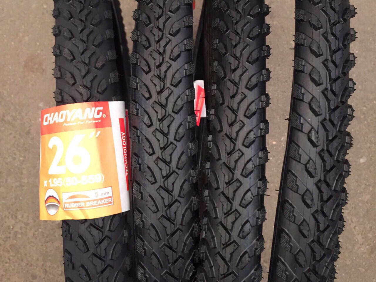 

Покрышка Chaoyang (антипрокол 5 мм) 26х1.95 (50-559)