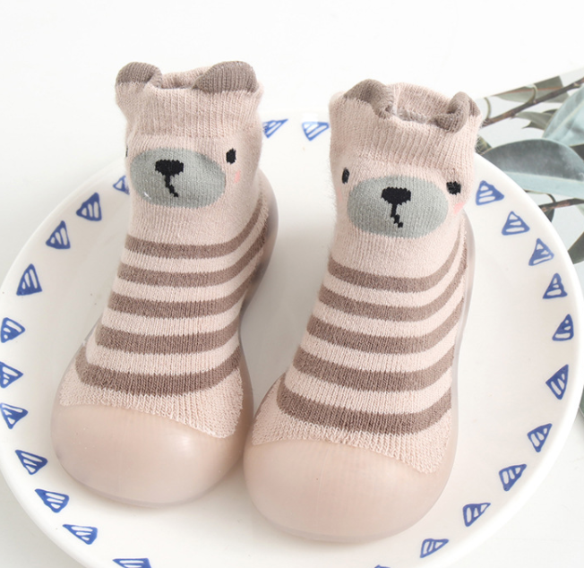 

Детские тапочки-носочки Teddy beige, Бежевый