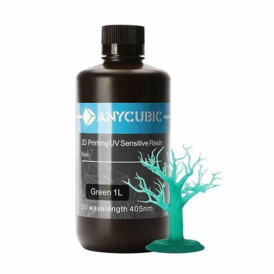 

Фотополимерная смола Anycubic, зеленый полупрозрачный (Translucent Green)