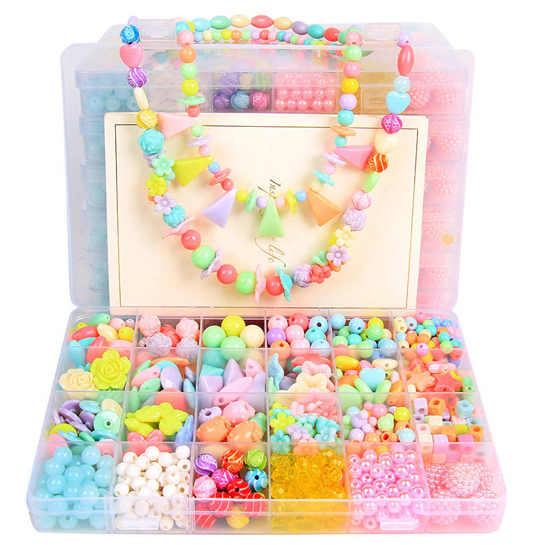 

Набор разноцветных бусин. Набор бусин для рукоделия. Бусины для украшений. Набор бусин Сделай сам. 580 шт.