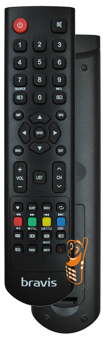 

Пульт BRAVIS LED-32E2000 - оригинальный пульт для тв BRAVIS, Светло-серый
