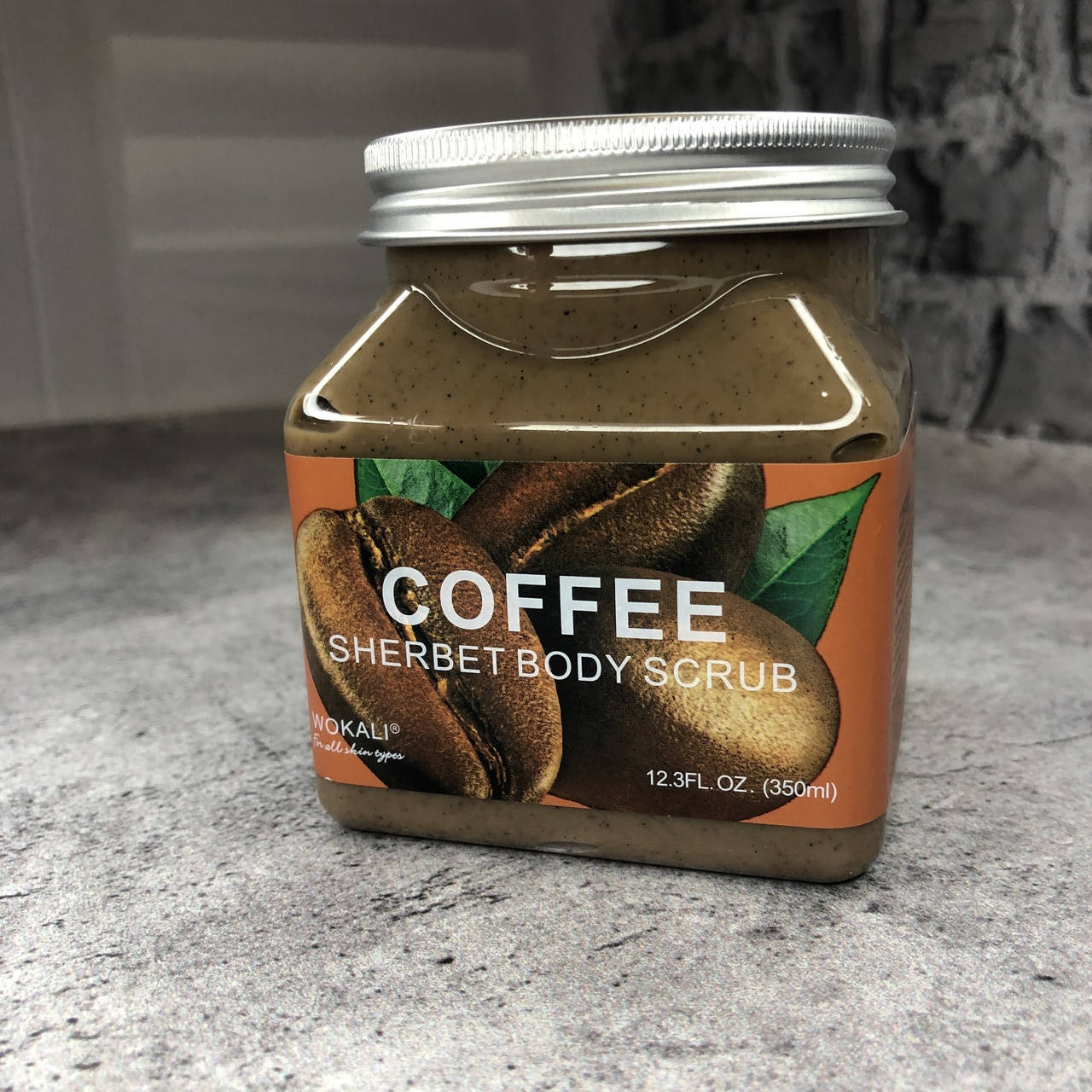 

Скраб для тіла "Кава" Wokali Coffee Sherbet Body Scrub, 350 ml