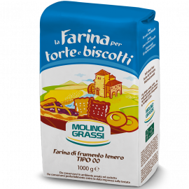 

Мука мягких сортов пшеницы TORTE E BISCOTTI ТIPO "00" Molino Grassi 1кг