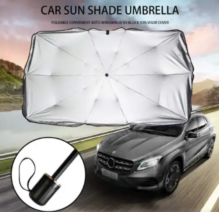 

Шторка парасолька для захисту від сонця лобового скла авто Car Umbrella штора зонт