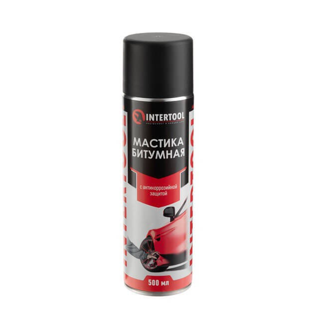

Мастика бітумна, аерозоль 500 мл INTERTOOL FS-6850
