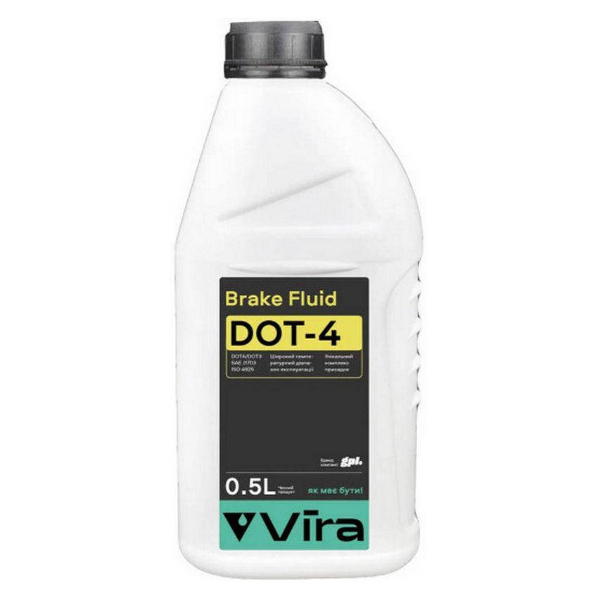 

Тормозная жидкость DOT 4 0,5л Vira