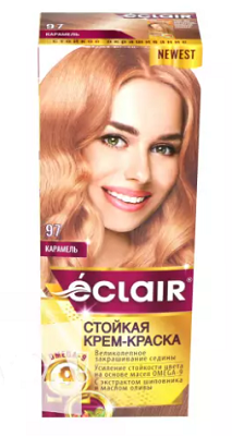 

Краска для волос Éclair с маслом "OMEGA 9" 97 Карамель