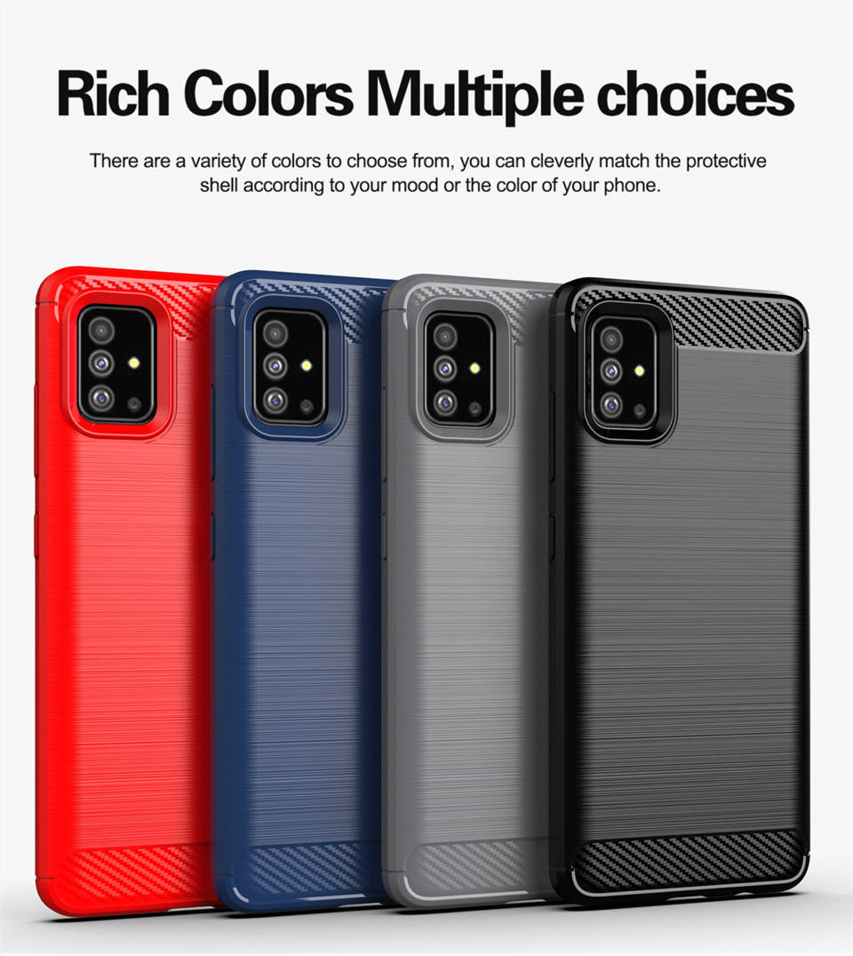 

TPU чехол накладка Urban для Samsung Galaxy M51 (4 цвета), Разные цвета