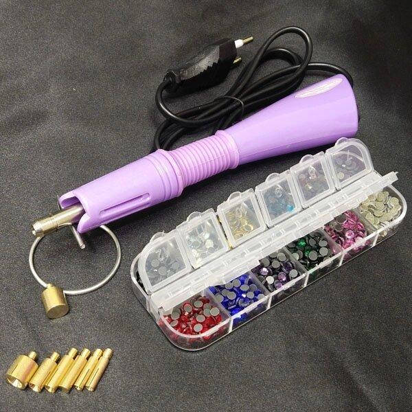 

SS16 стразы горячей фиксации в органайзере с Термоаппликатором (ДМС-061)