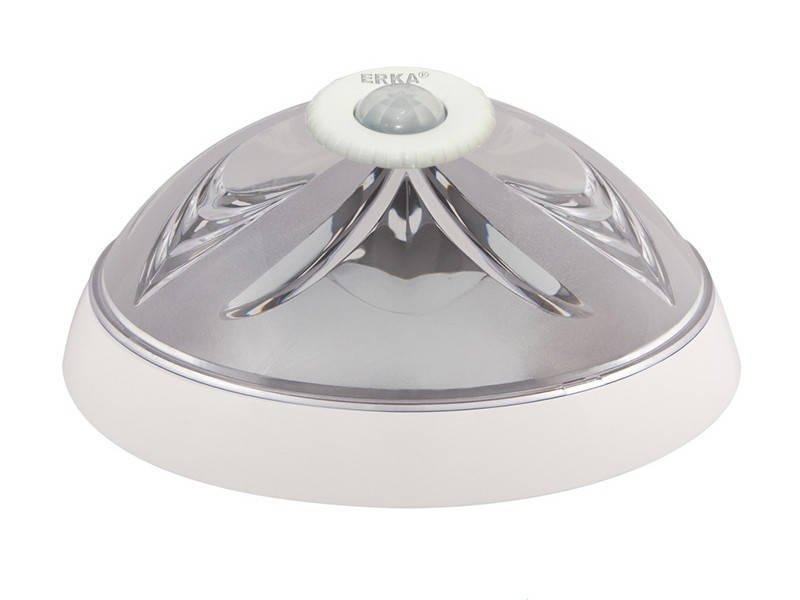 

Светильник настенный ERKA 12W прозрачный, IP20 с датчиком движения