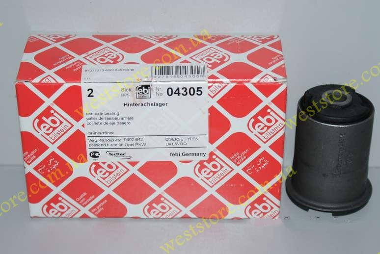 

Сайлентблок (втулка) задней балки Ланос Сенс Lanos Sens Febi 04305 \96322393