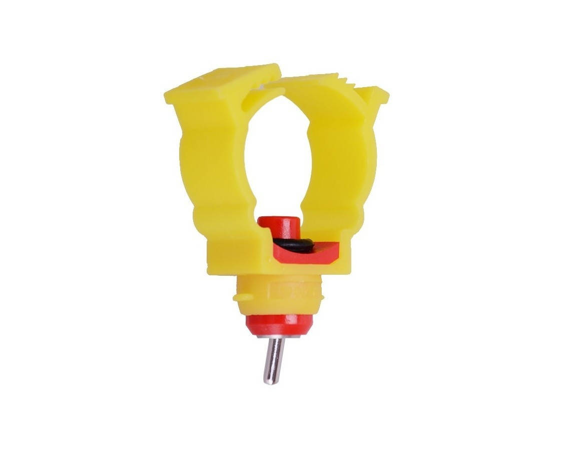 

Поилка ниппельная с зажимом Tehnomur A-22