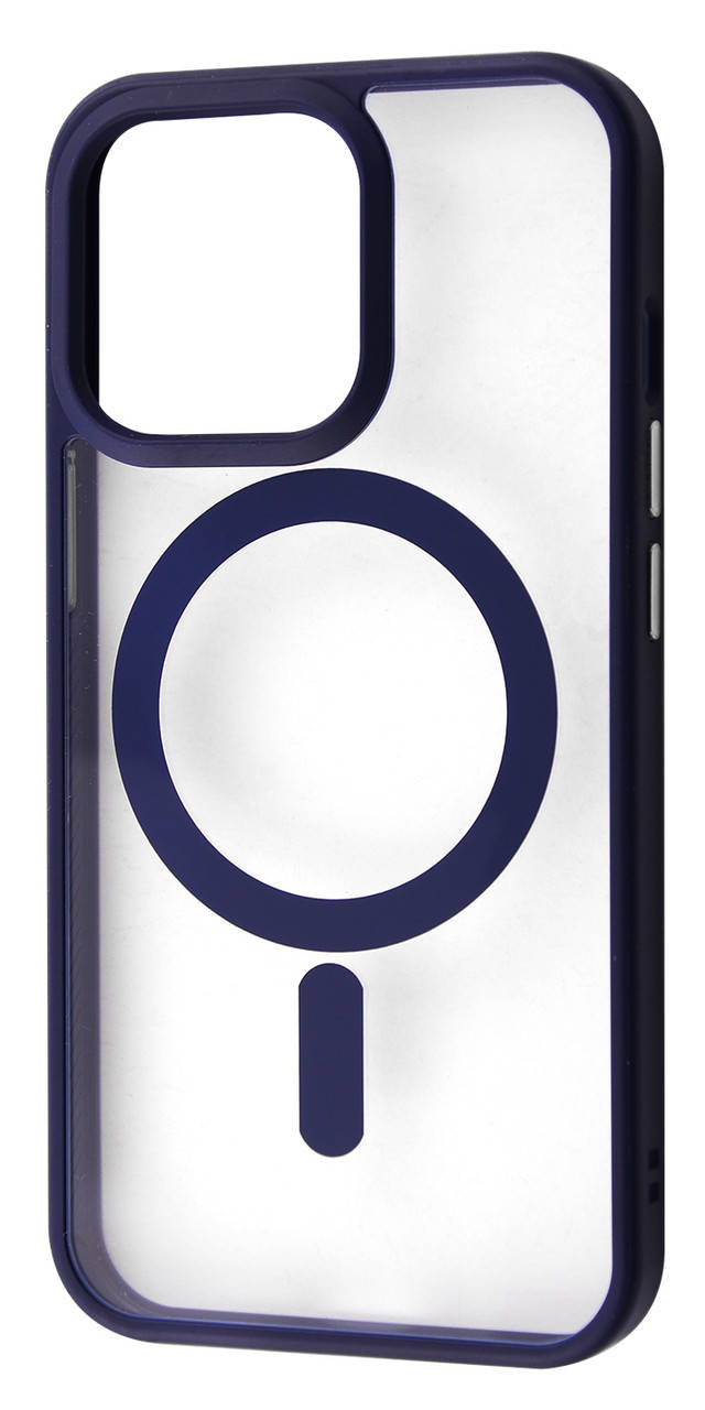 

Противоударный чехол с MagSafe STR Magnetic Case iPhone 13 Pro (dark blue)