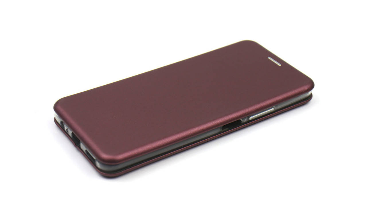 

Чехол книжка Level для Huawei P Smart 2021 Экокожа Бордовый