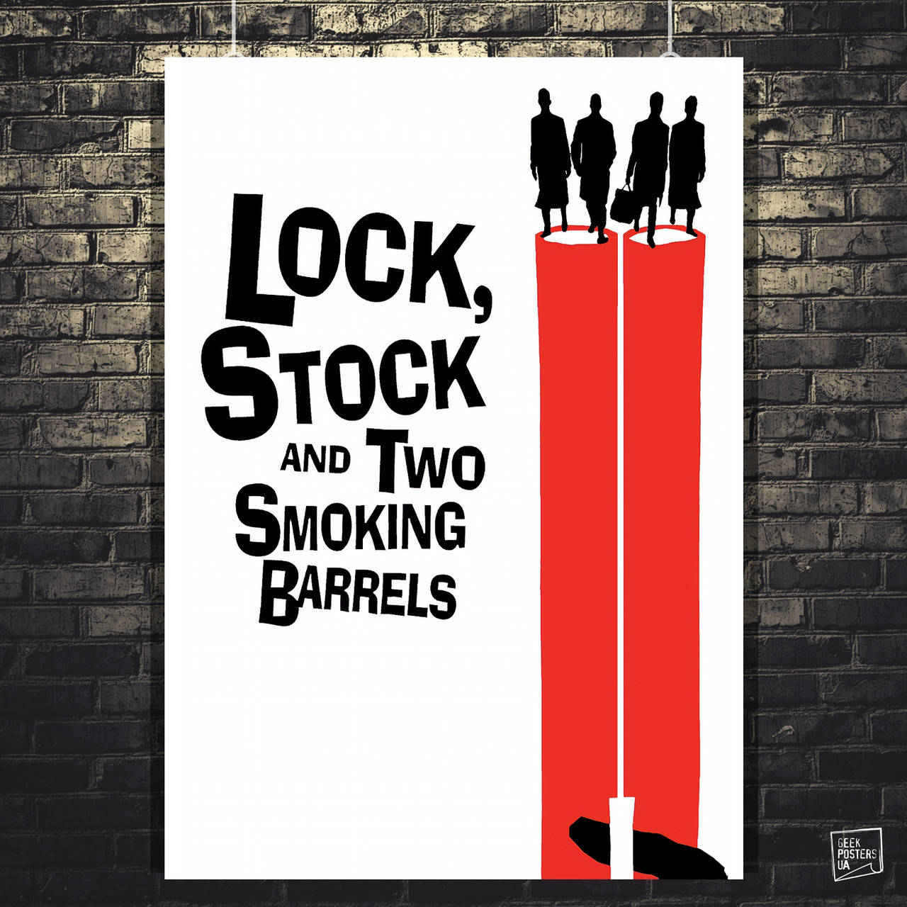

Постер "Карты,деньги,два ствола. Lock,stock and two smoking barrels". Размер 60x42см (A2). Глянцевая бумага