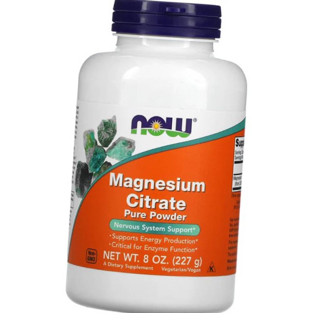 

Магний цитрат NOW Foods Magnesium Citrate Pure Powder 227 г