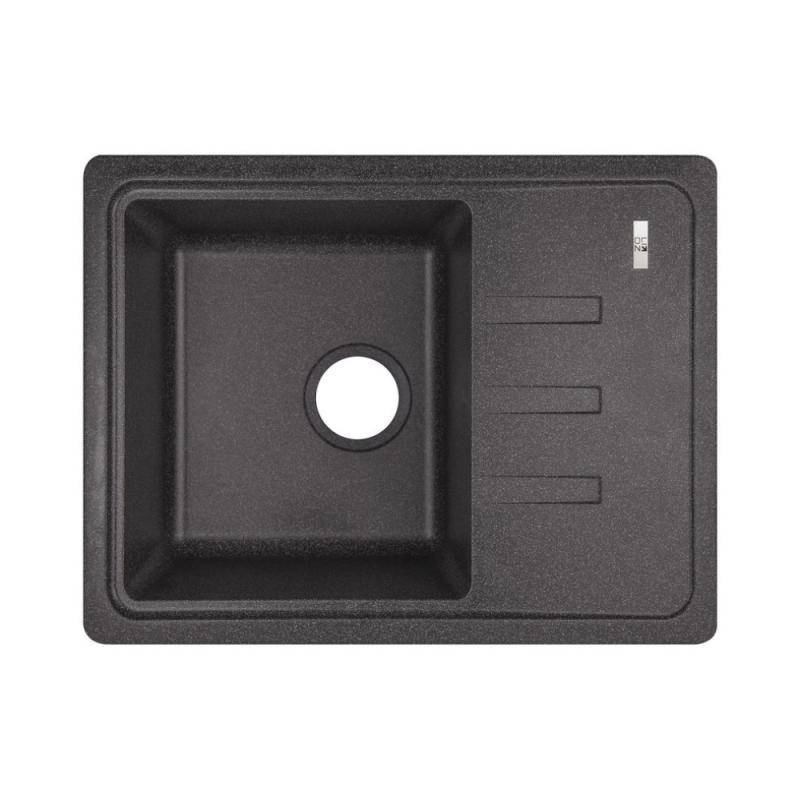 

Кухонная мойка 620x435/200 Lidz BLA-03 (LIDZBLA03620435200) чёрная, Черный