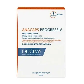 

Ducray Anacaps Progressiv 30 капсул - против выпадения волос(Pierre Fabre - Польша))