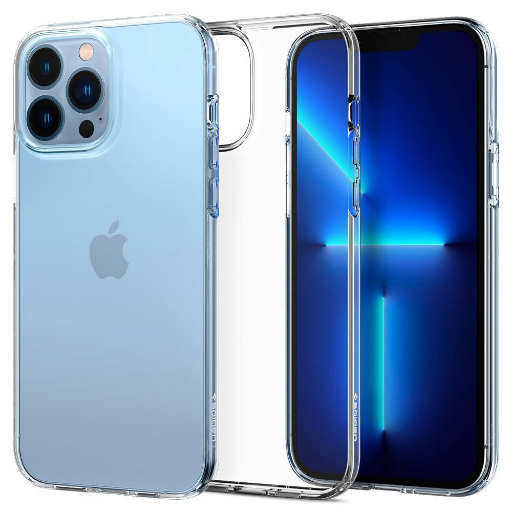 

Чехол Spigen Liquid Crystal для iPhone 13 Pro Max Crystal Clear (ACS03197), Прозрачный