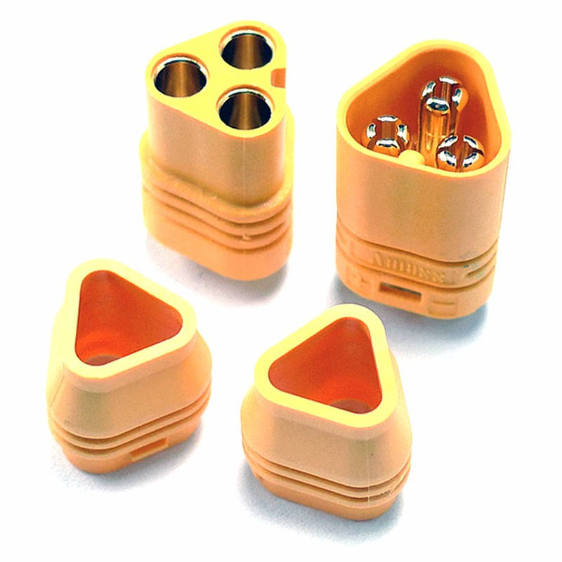 

Трехфазный силовой разъём MT60 мама и папа с защитой 60A