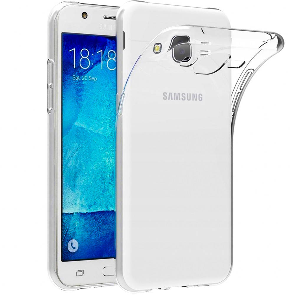 

Силиконовый прозрачный чехол для Samsung Galaxy (Самсунг Гелекси) J7, Разные цвета