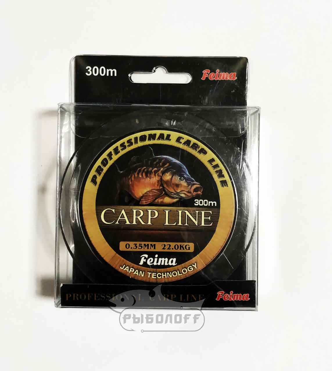 

Леска Feima Carp Line 300m 0.35mm, Зелёный