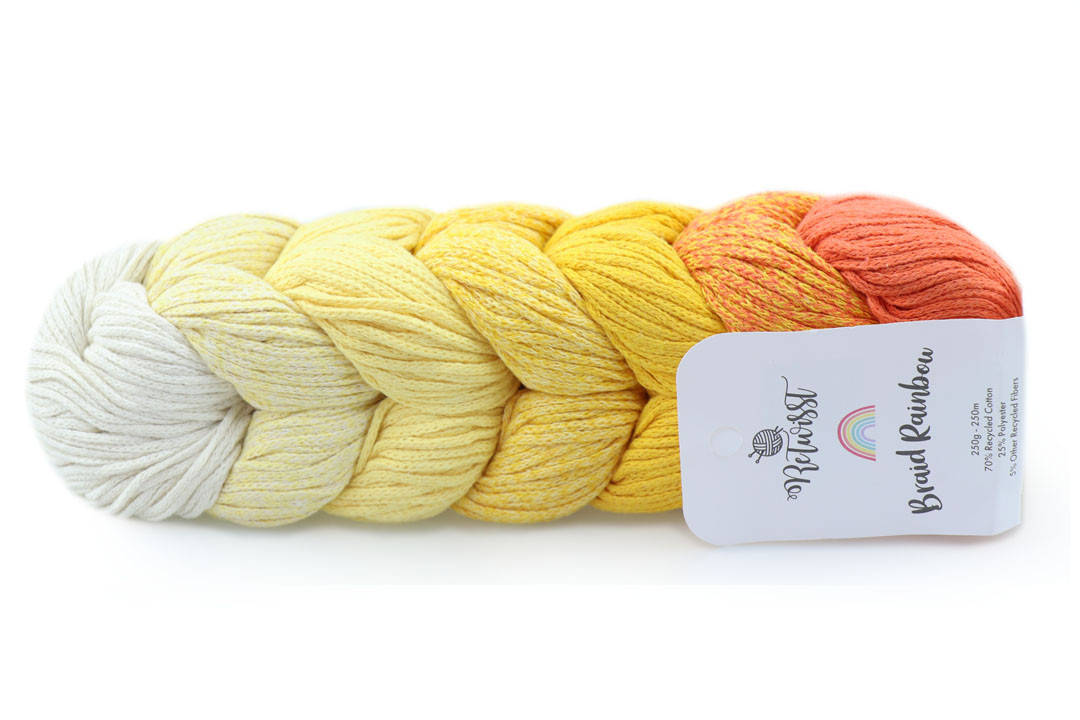 

ReTwisst Braid Rainbow, №01, Секционное крашение