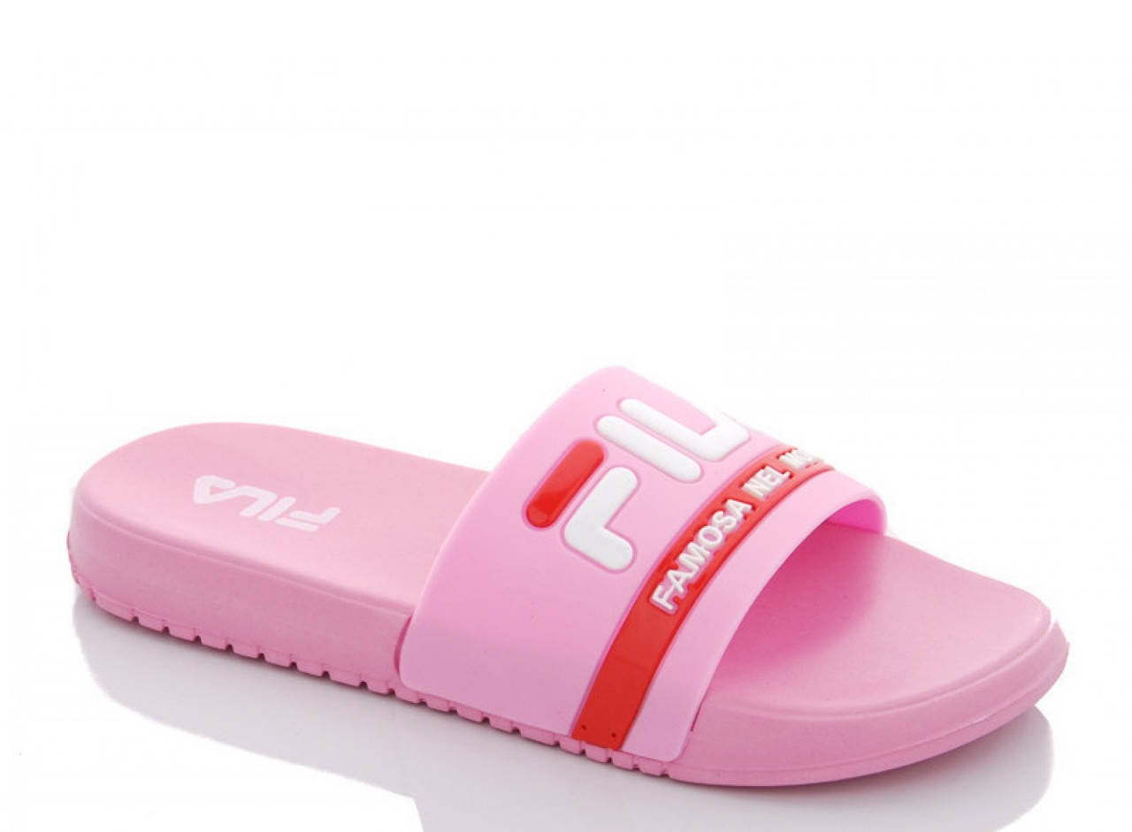 

Летние шлепки женские FILA резиновые розовые 36-41